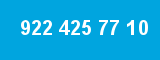 922 425 77 10 922 425 77 10